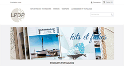 Desktop Screenshot of lespapiersdepandore.fr